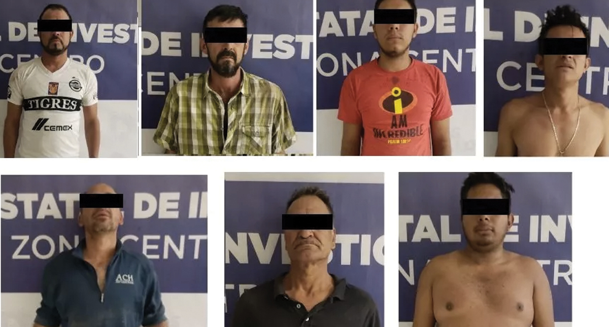 Capturan en Chihuahua a siete presuntos integrantes de un grupo criminal