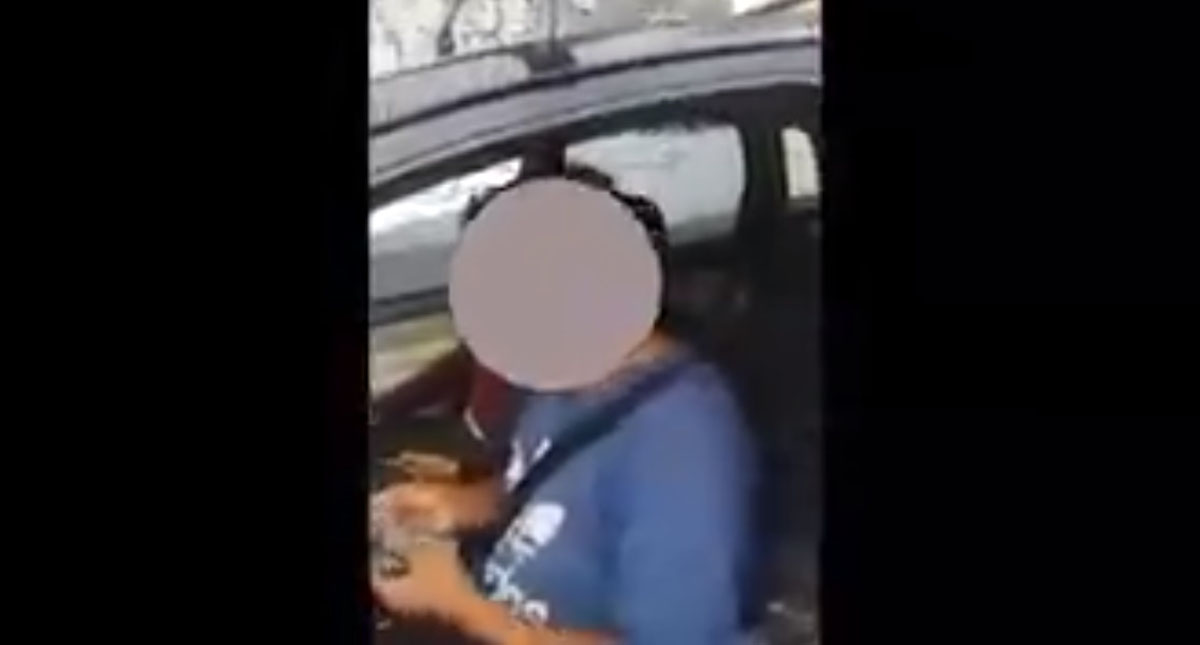 #Video Automovilista atropella a mujer policía para evadir multa
