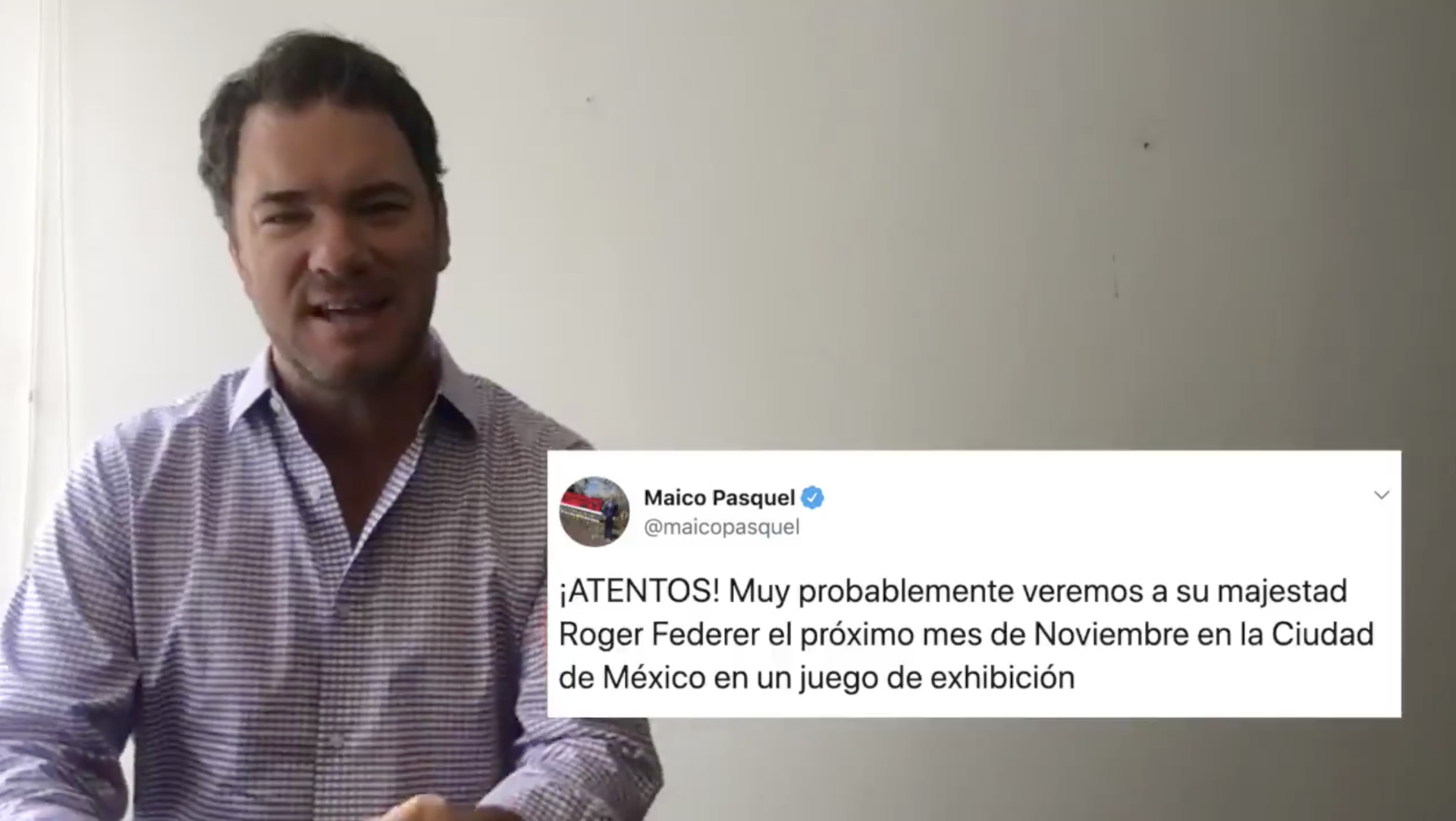 ¡Roger Federer jugará en México!