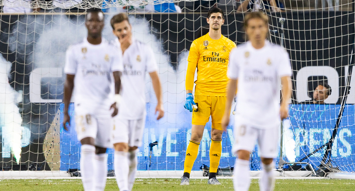 Courtois sufre esguince de grado II en tobillo izquierdo: parte médico