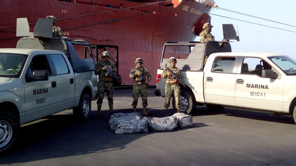 Semar asegura en Tamaulipas 225 kilos de cocaína