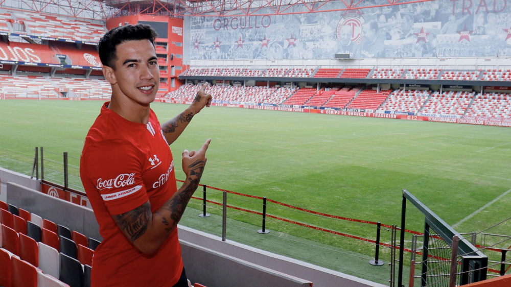 Diego Rigonato ya es nuevo jugador del Toluca