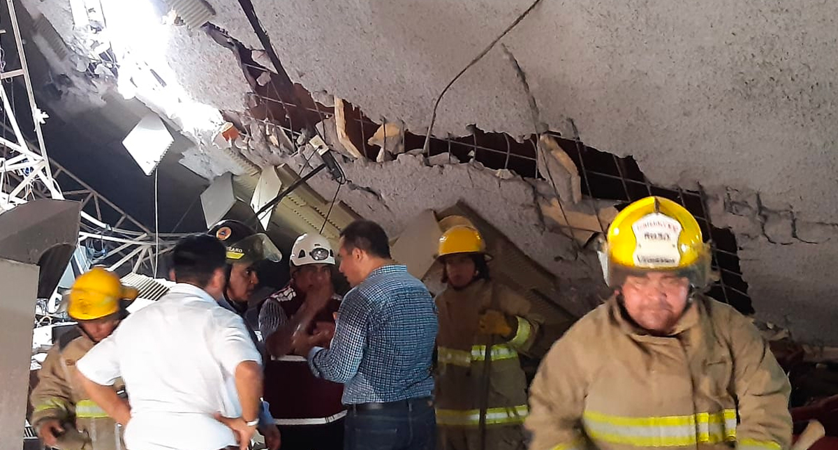 Colapsa domo en centro cristiano en Tabasco con saldo de 18 lesionados