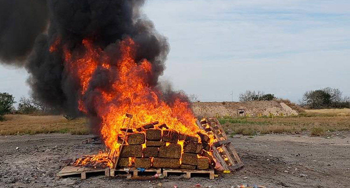 FGR de Baja California incinera más de seis toneladas de narcóticos
