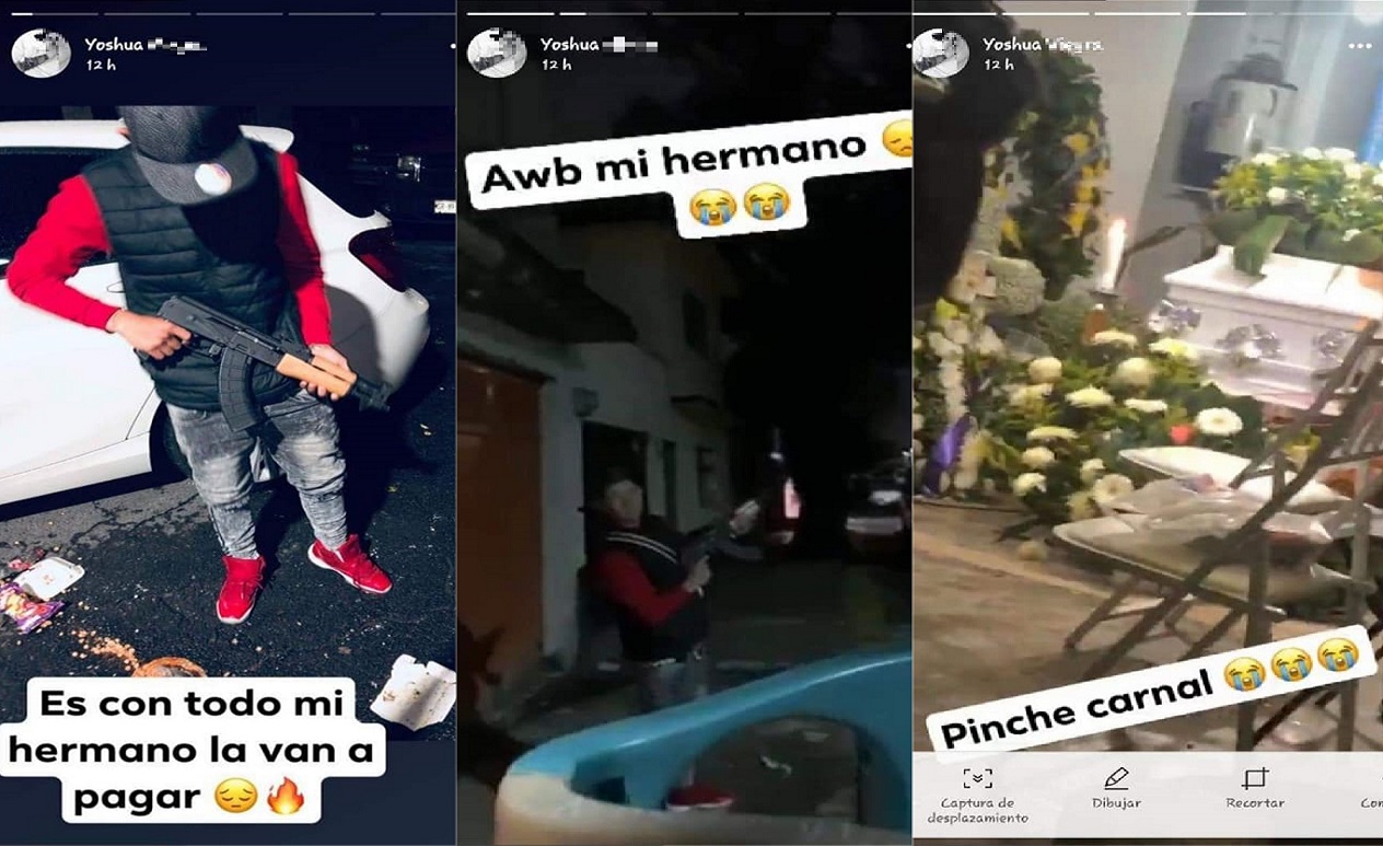 #Video Despiden a asaltante abatido en Ecatepec con disparos de AK-47 - estados-de-yoshua-sobre-eddie