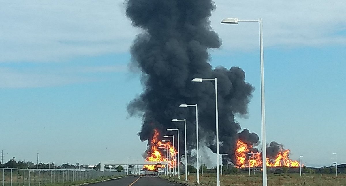 #Video Explota ducto de Gas LP de Pemex en Celaya