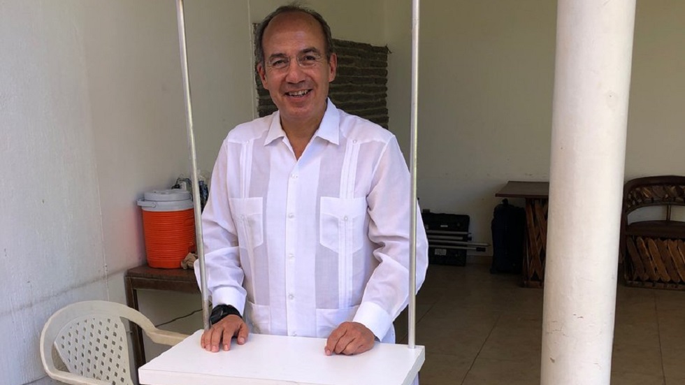 El PAN ya no tiene remedio: Calderón tras apoyo a Jaime Bonilla