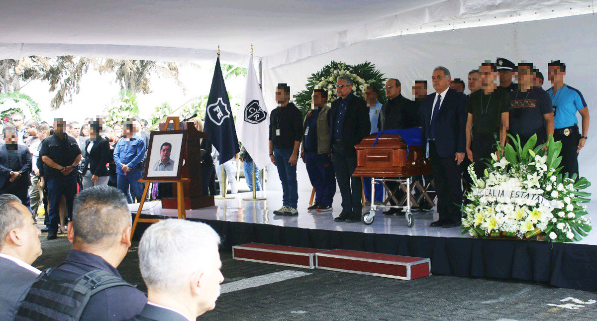 Despiden con honores a fiscal regional de Jalisco Despiden con honores a fiscal regional de Jalisco