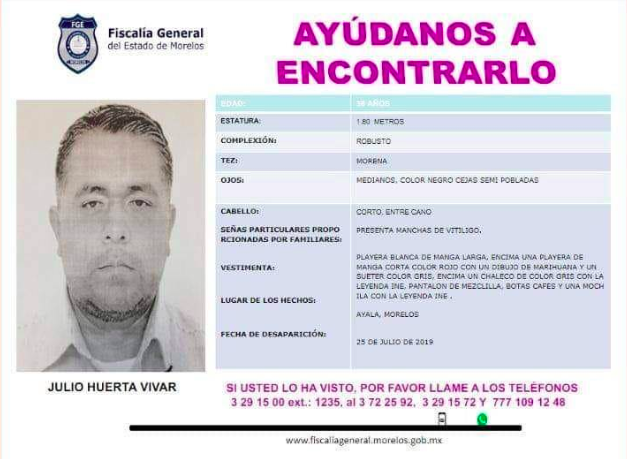 Hallan sin vida a empleado del Inegi desaparecido en Morelos - hallan-restos-de-funcionario-del-inegi-desaparecido-en-morelos