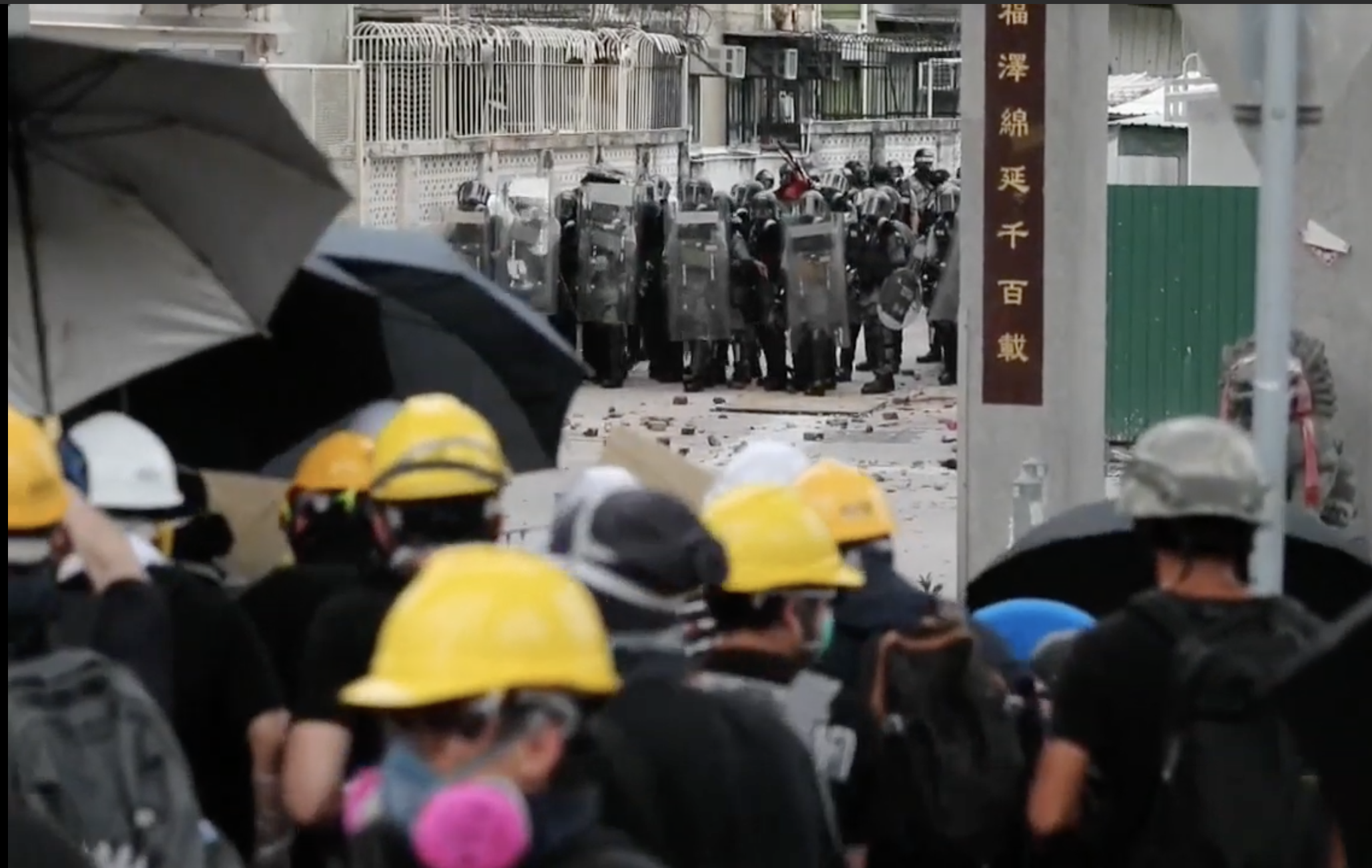 Última protesta en Hong Kong deja menos 23 heridos y 11 detenidos