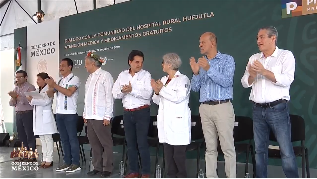 Visita de López Obrador a Hospital Rural Huejutla de Reyes, Hidalgo
