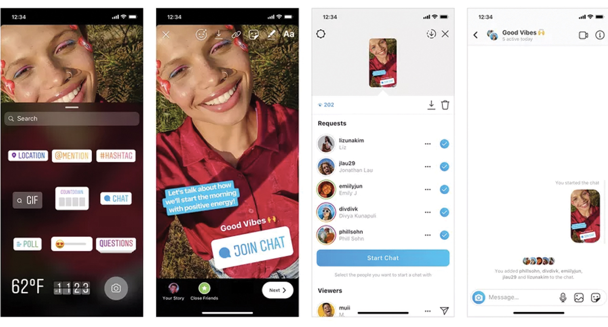 Instagram Stories permitirá iniciar chats