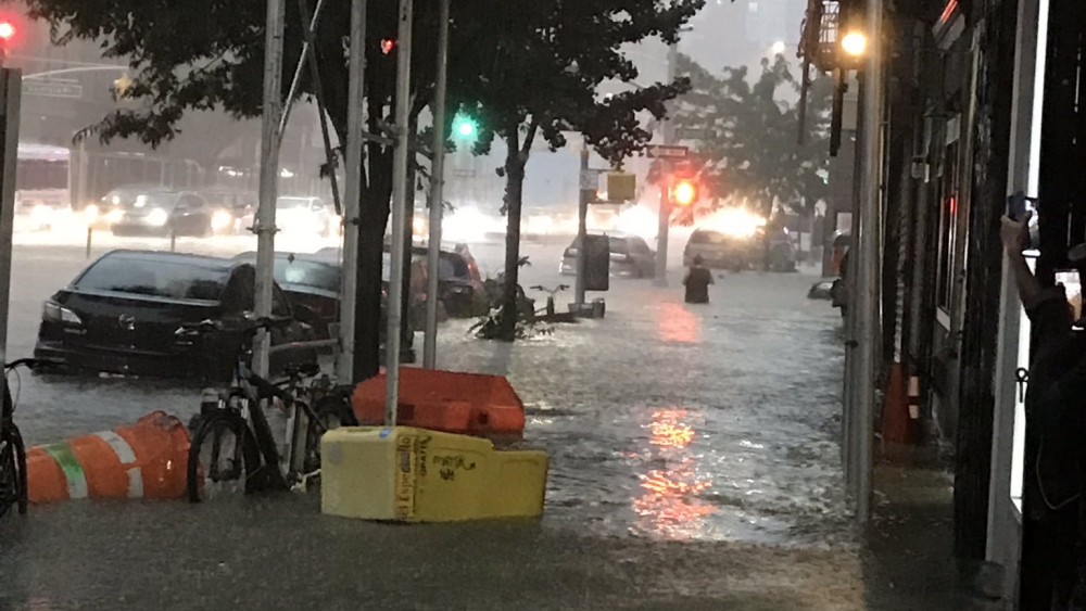 #Video Tormenta provoca inundaciones en Nueva York