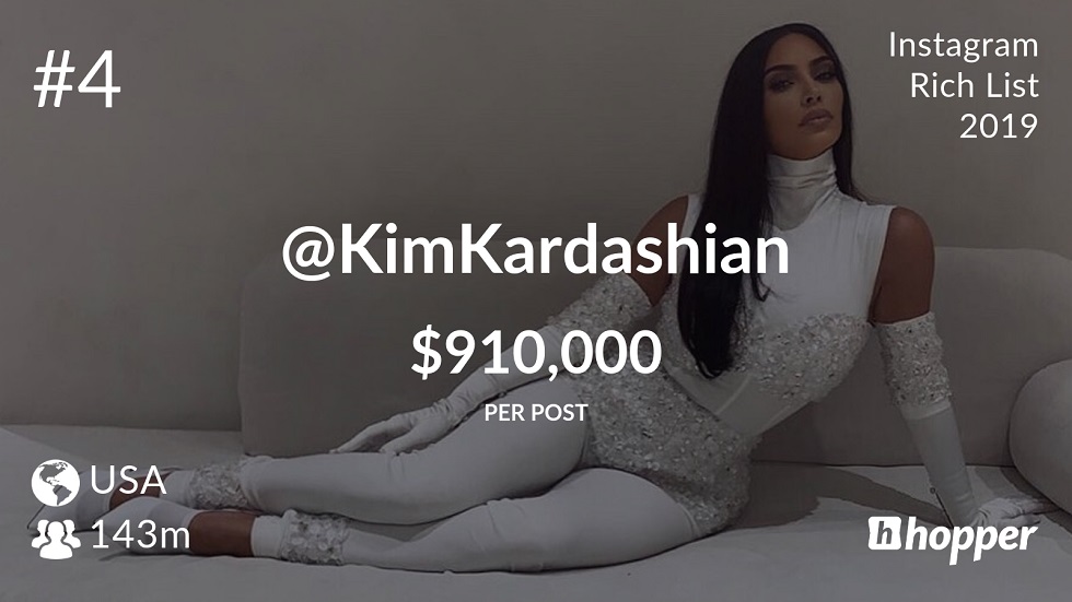 Kylie Jenner lidera lista de los mejor pagados en Instagram - kim-kardashian