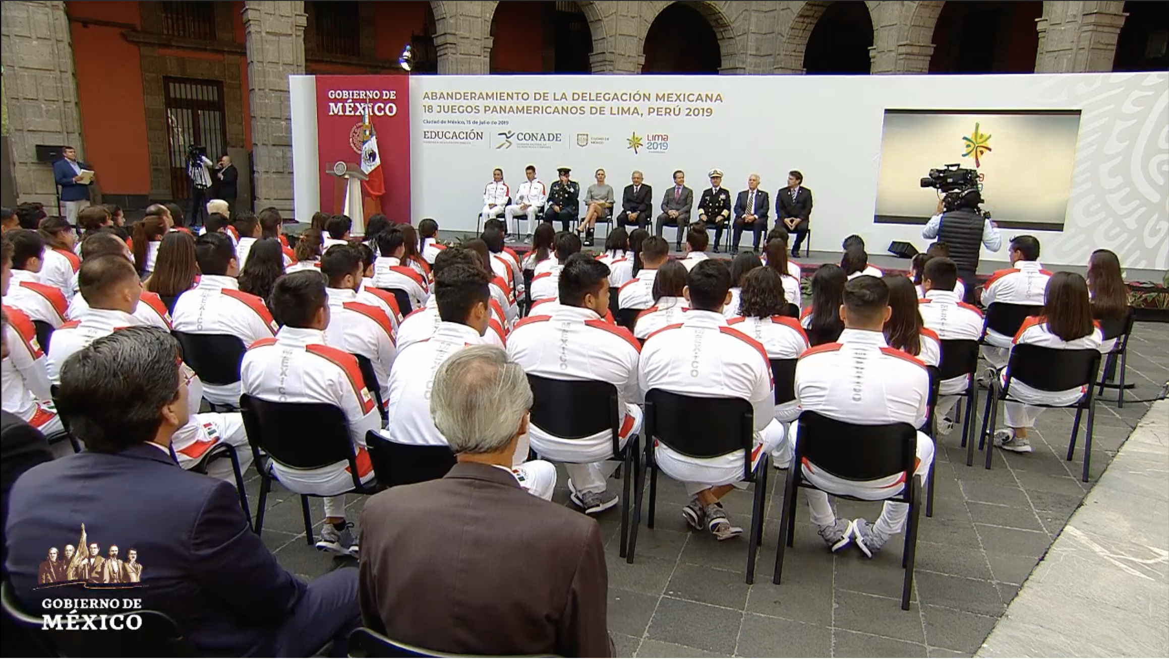 Abanderamiento de la Delegación Mexicana para los Panamericanos de Lima 2019 Abanderamiento de la Delegación Mexicana para los Panamericanos de Lima 2019