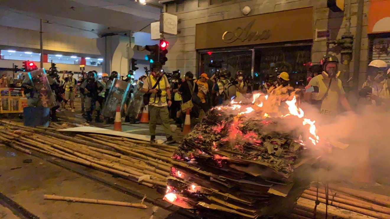 Manifestantes desobedecen a la policía y realizan marcha en Hong Kong - manifestaciones-hong-kong-domingo-3