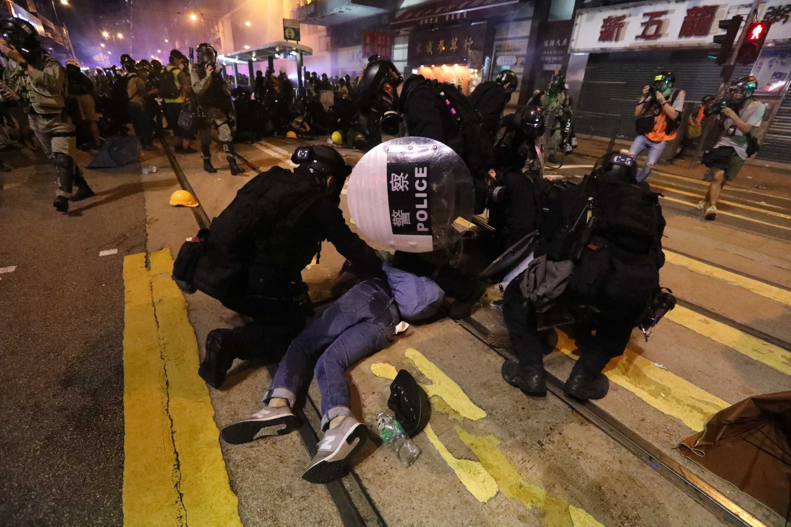 Manifestantes desobedecen a la policía y realizan marcha en Hong Kong - manifestaciones-hong-kong-domingo