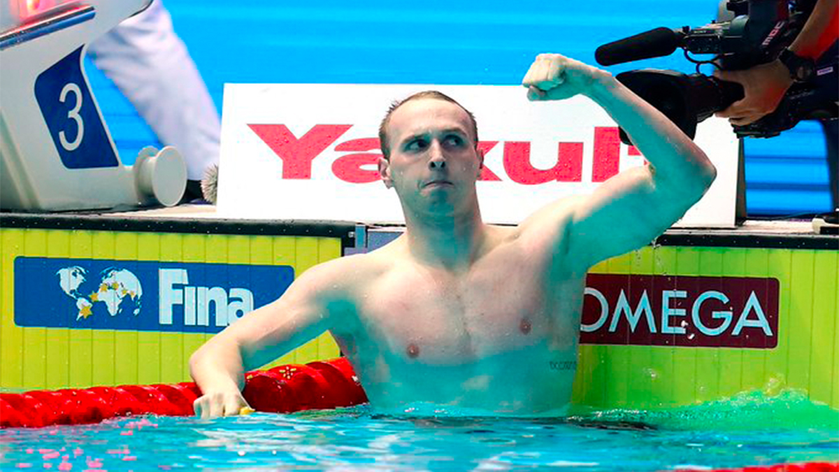 Nadador australiano iguala récord mundial en Gwangju