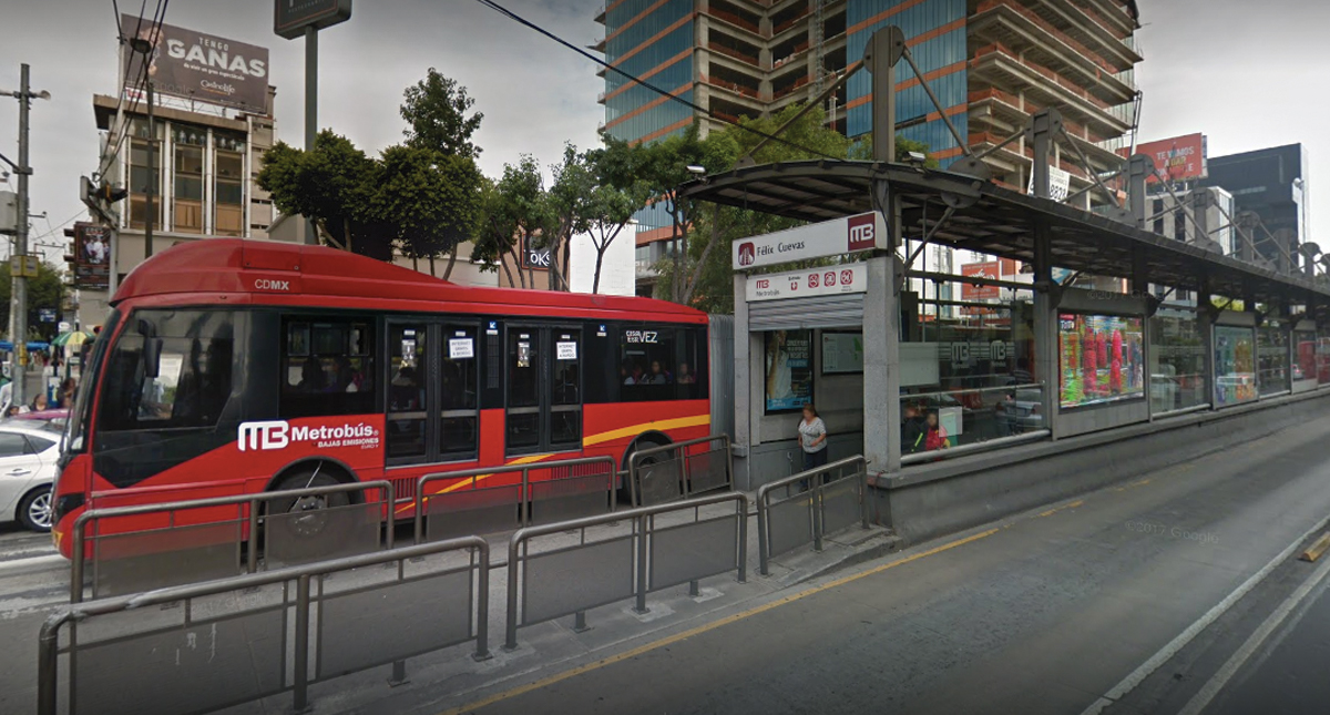 Abren licitación para ampliación de estación Félix Cuevas del Metrobús