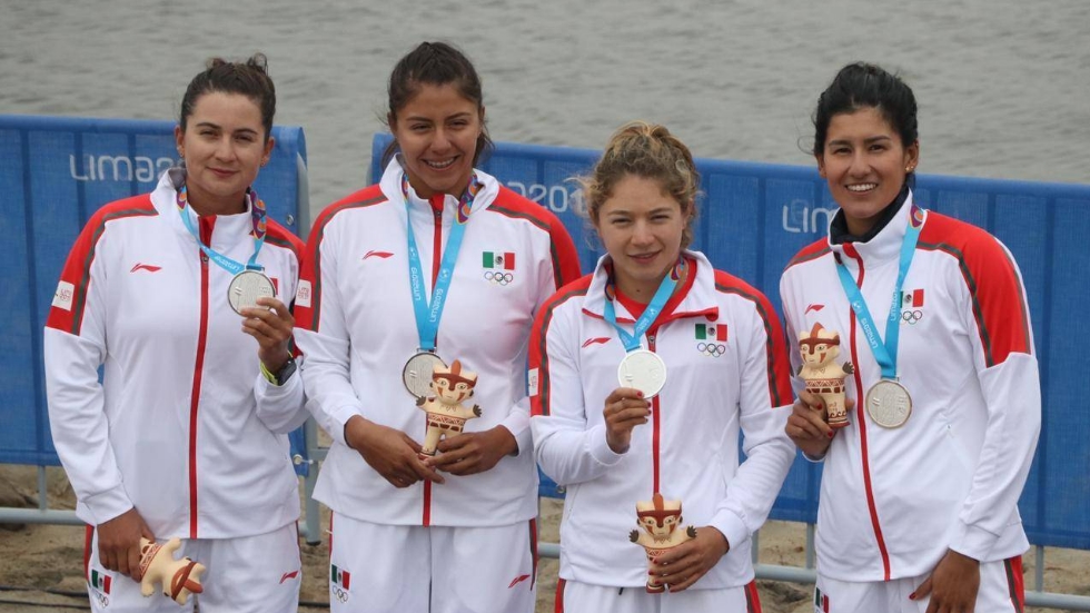 México se lleva la plata en canotaje femenil