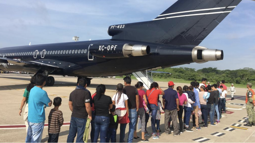 México retorna a su país a 94 hondureños