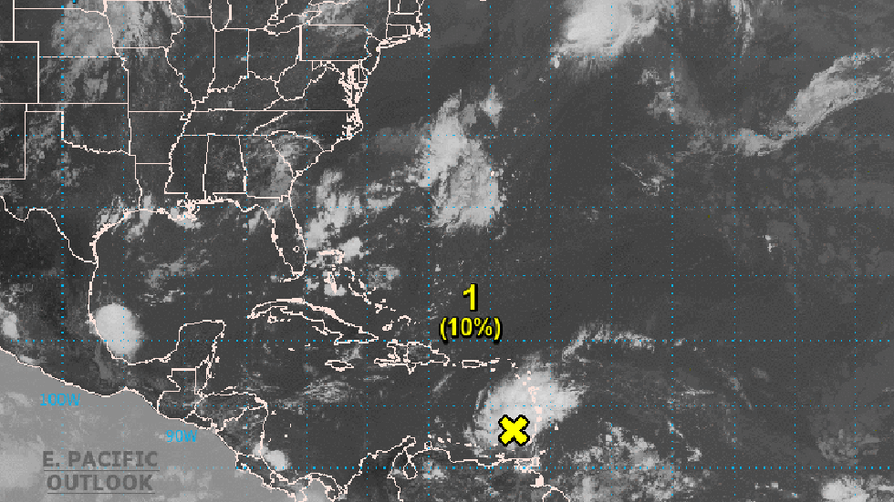 Advierten posible desarrollo de ciclón tropical al suroeste del Caribe