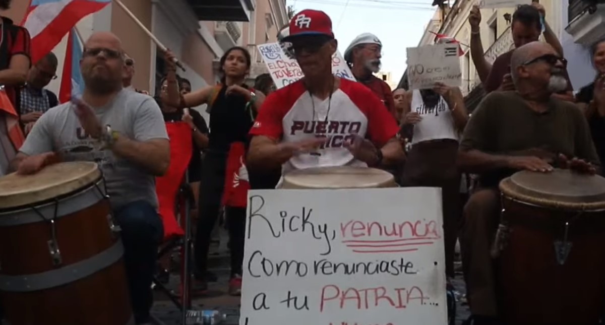 Exigen renuncia del gobernador de Puerto Rico con música