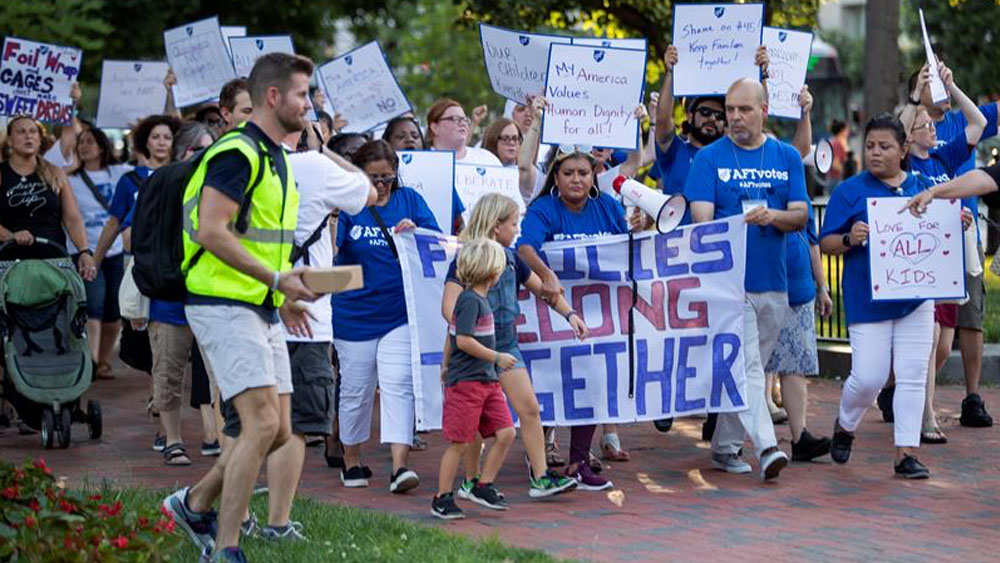 Protestan en EE.UU. contra redadas de migrantes