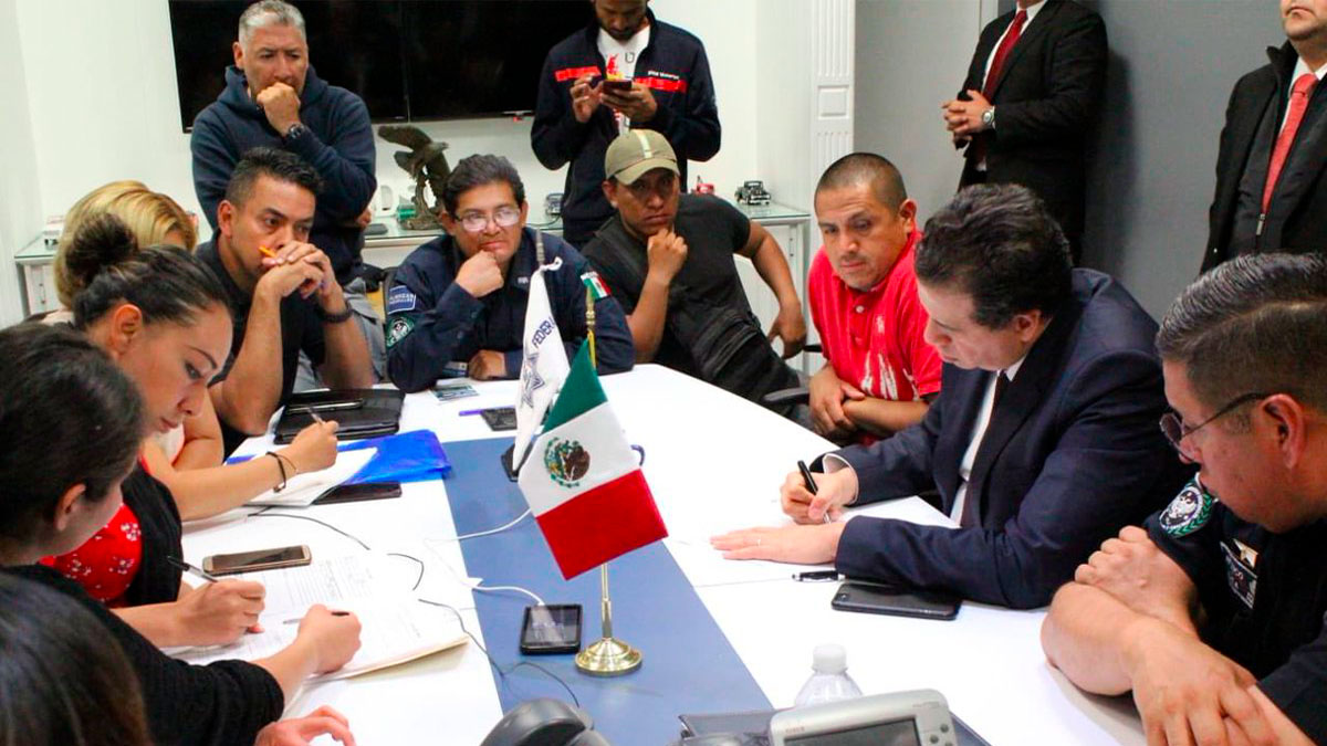 Confirma SSPC acuerdo con policías federales