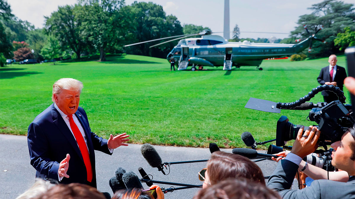 Trump culpa a demócratas por situación en centros de detención de migrantes