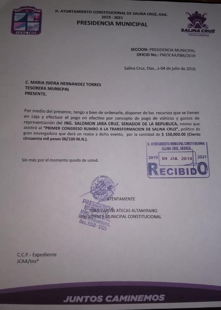 Reportan presunto pago a senador de Morena por acudir a evento; él lo niega - whatsapp-image-2019-07-26-at-104928-pm