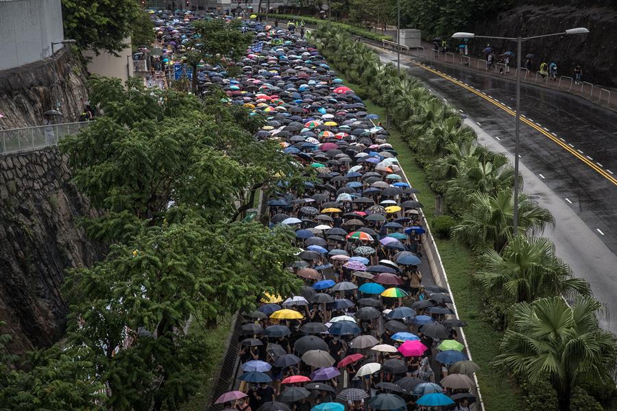 Protestas en Hong Kong por undécimo fin de semana consecutivo - 33c6e6353ac884aedb4f0418cd3348c501ee257bw