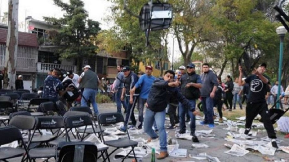 Agresor de periodista participó en ataque a mitin de Sheinbaum Agresor de periodista participó en ataque a mitin de Sheinbaum