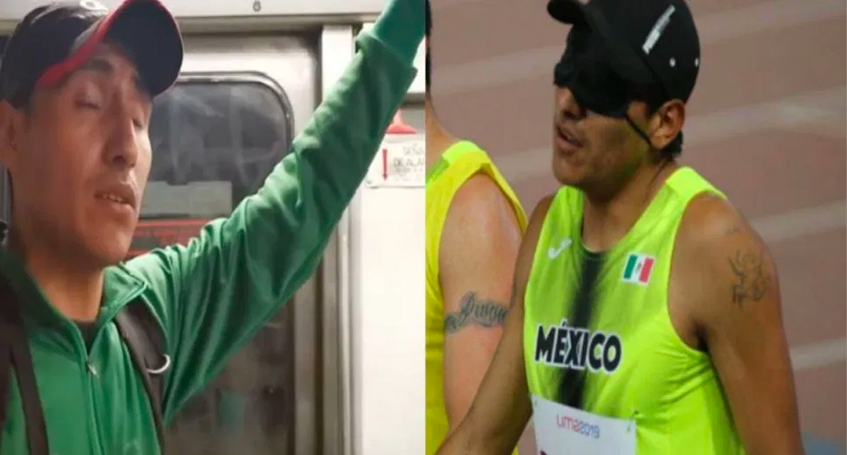 Gana bronce corredor paralímpico que canta en el Metro de la CDMX