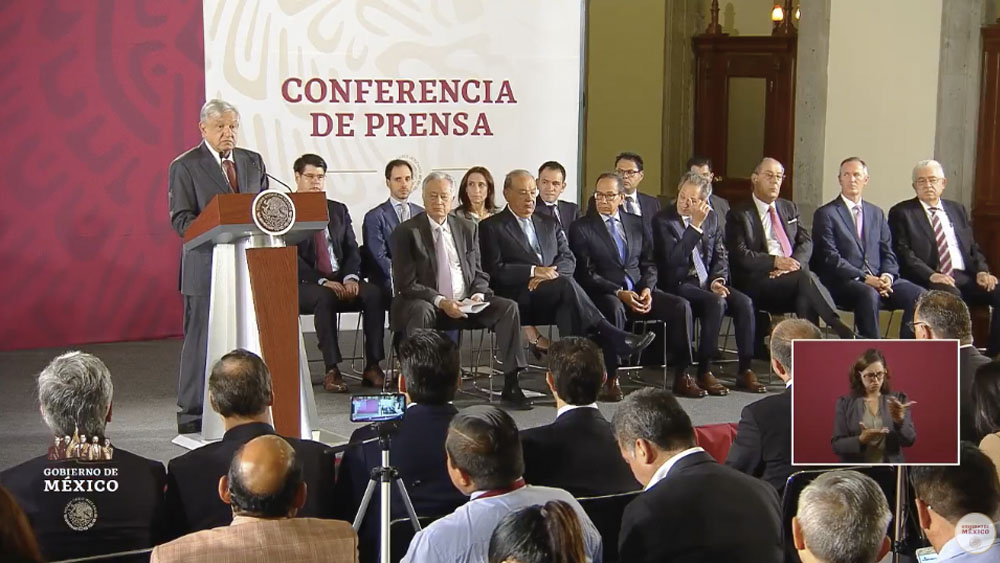 López Obrador anuncia acuerdo con empresas constructoras de gasoductos