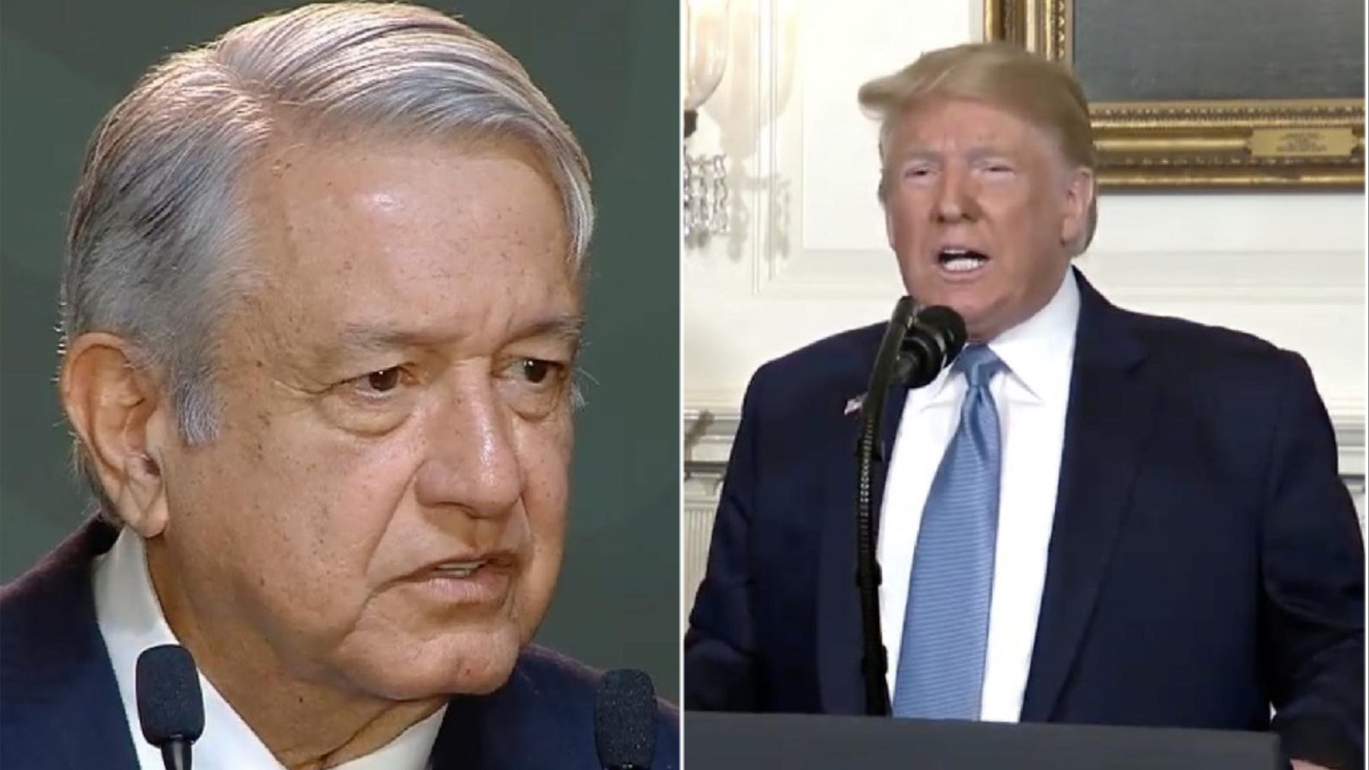 AMLO y Trump coinciden en condenar crímenes y discurso de odio