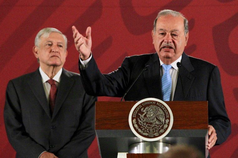 El crecimiento es intrascendente... ¿Qué quiso decir el ingeniero Slim? - amlo-y-slim-conferencia-mananera