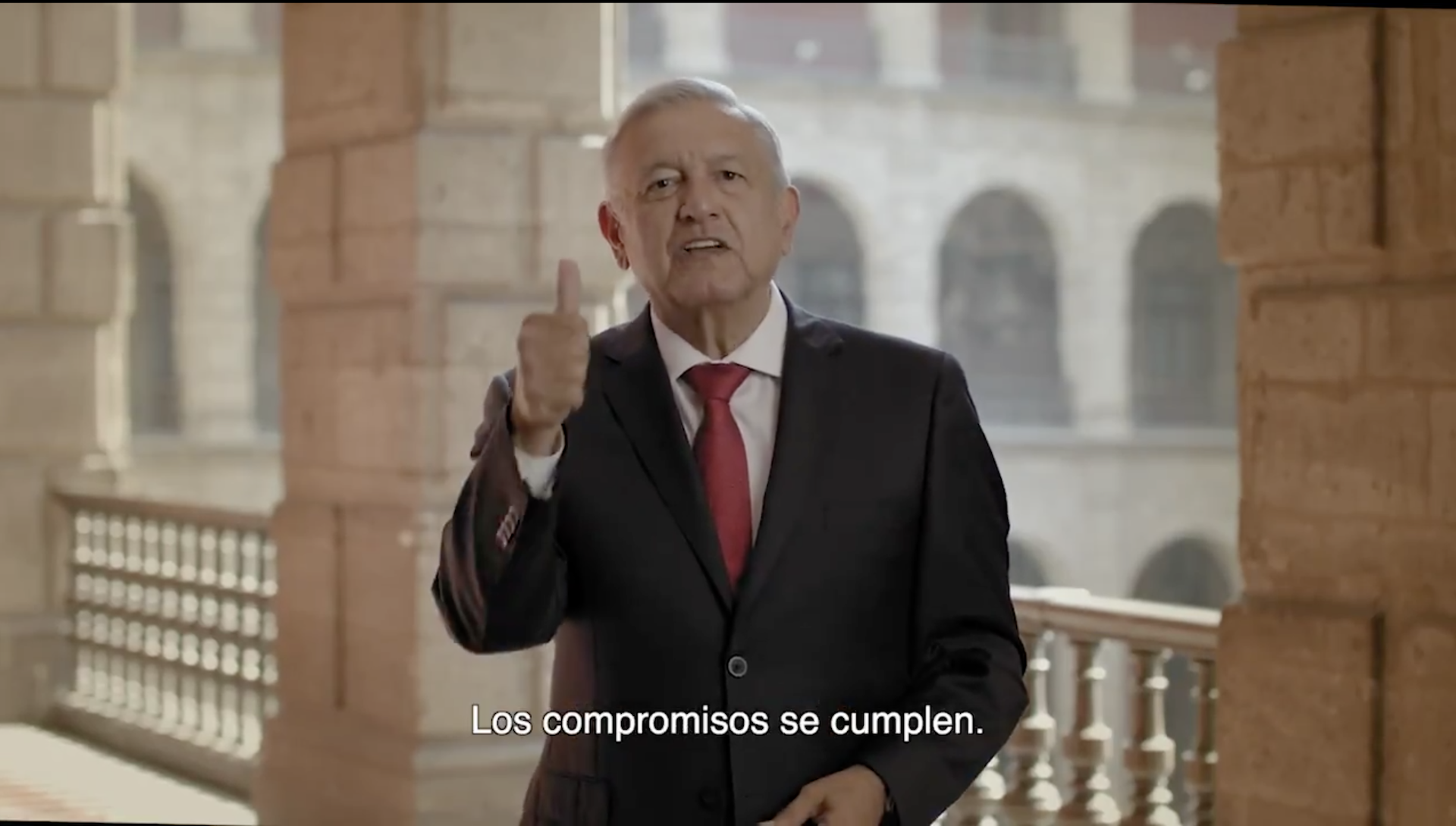 Los cuatro mensajes de AMLO rumbo al Primer Informe de Gobierno