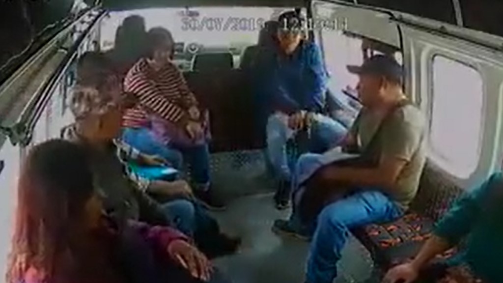 #Video Nuevo asalto a pasajeros de transporte público en Edomex