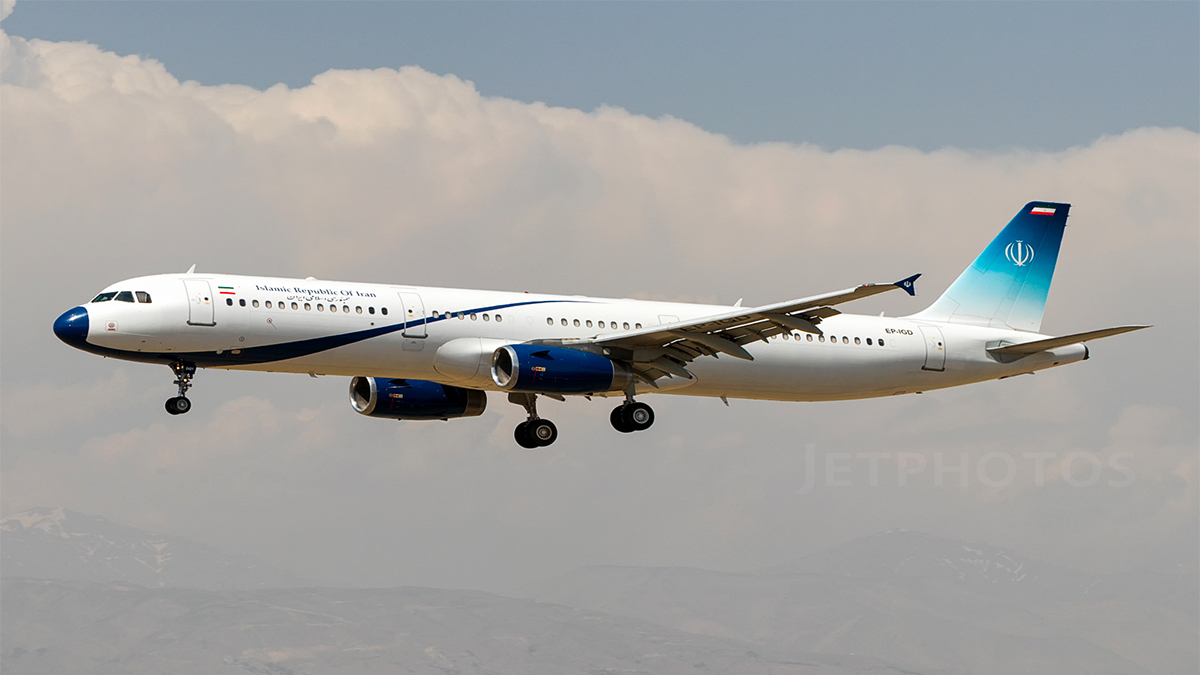 Avión oficial iraní aterriza en Biarritz, Francia durante cumbre del G7