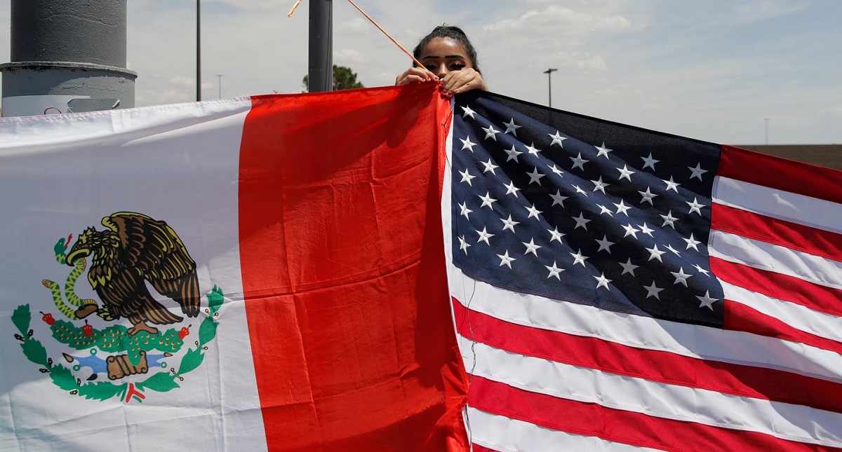 Es un día trágico para visitar El Paso: ciudadanos escriben carta a Trump - bandera-de-mexico-y-estados-unidos