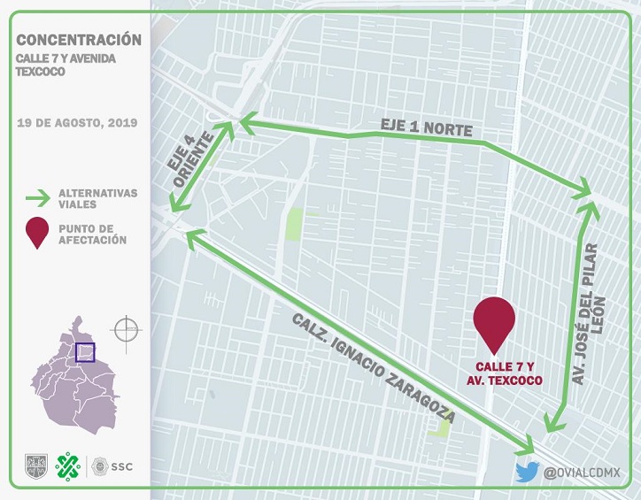 Bloquean Anillo Periférico por retiro de ambulantes - bloqueo