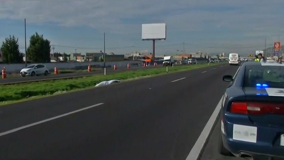 Campesino muere atropellado sobre la México-Pachuca