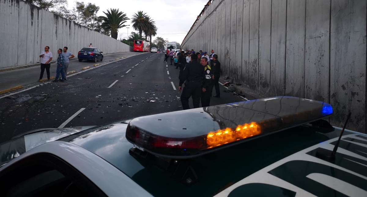 Carambola en Insurgentes Norte deja cuatro lesionados