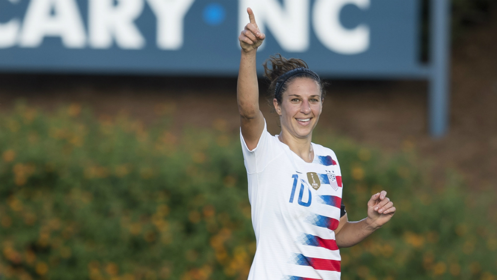 #Video Carli Lloyd asegura que en la NFL preguntan por ella tras gol de campo