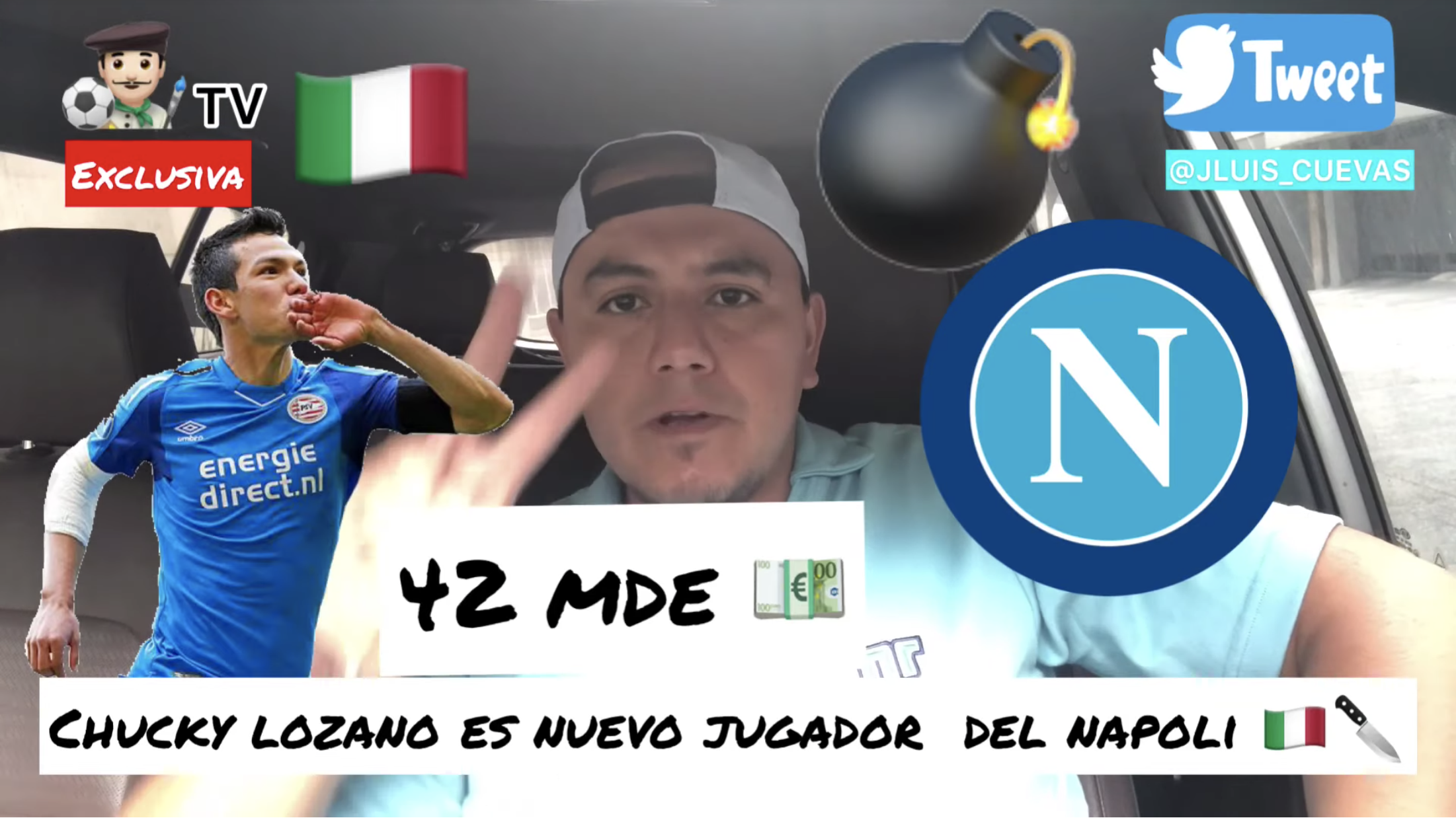 ‘Chucky’ Lozano ya es jugador del Napoli