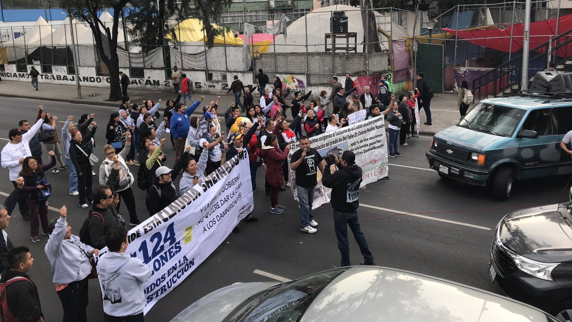 Vecinos de la Unidad Habitacional Tlalpan se deslindan de bloqueos
