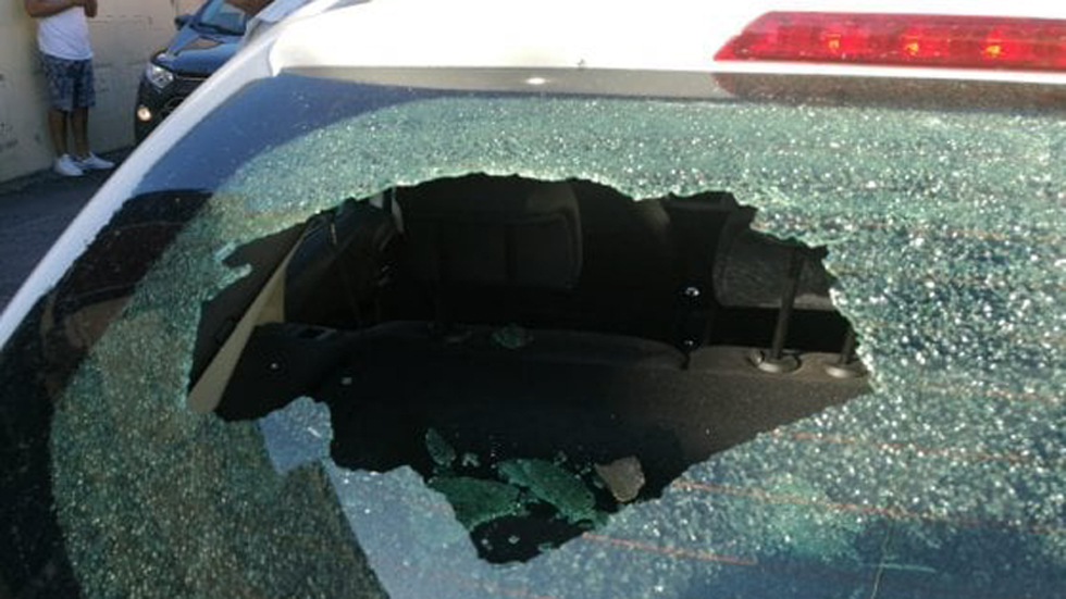 Avión aterriza de emergencia en Roma por falla en motor - danos-a-patrulla