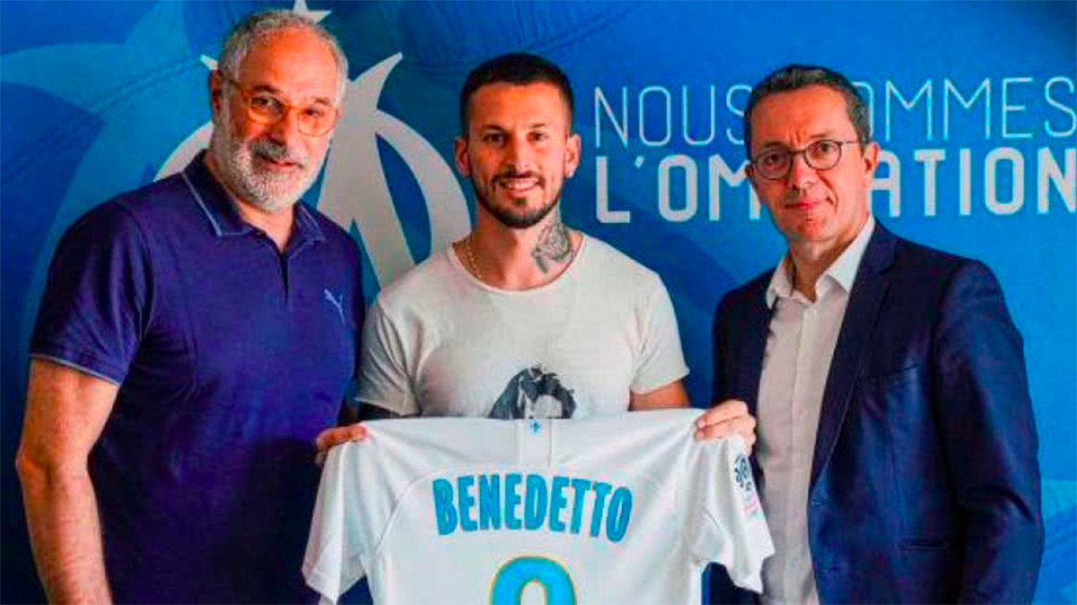 Olympique de Marsella contrata a Darío Benedetto
