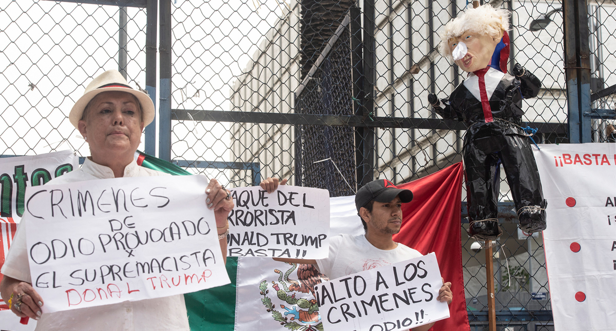 #Video Queman piñata de Donald Trump frente a embajada de EE.UU. en México - donald-trump-1
